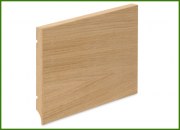 MDF skirting board veneered with oak veneer 120 * 12 PLUS - moisture resistant
